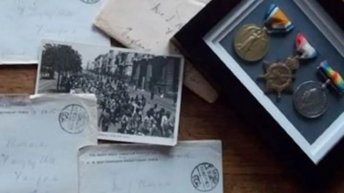 Examples of YMCA stationery handed out so soldiers could stay in touch