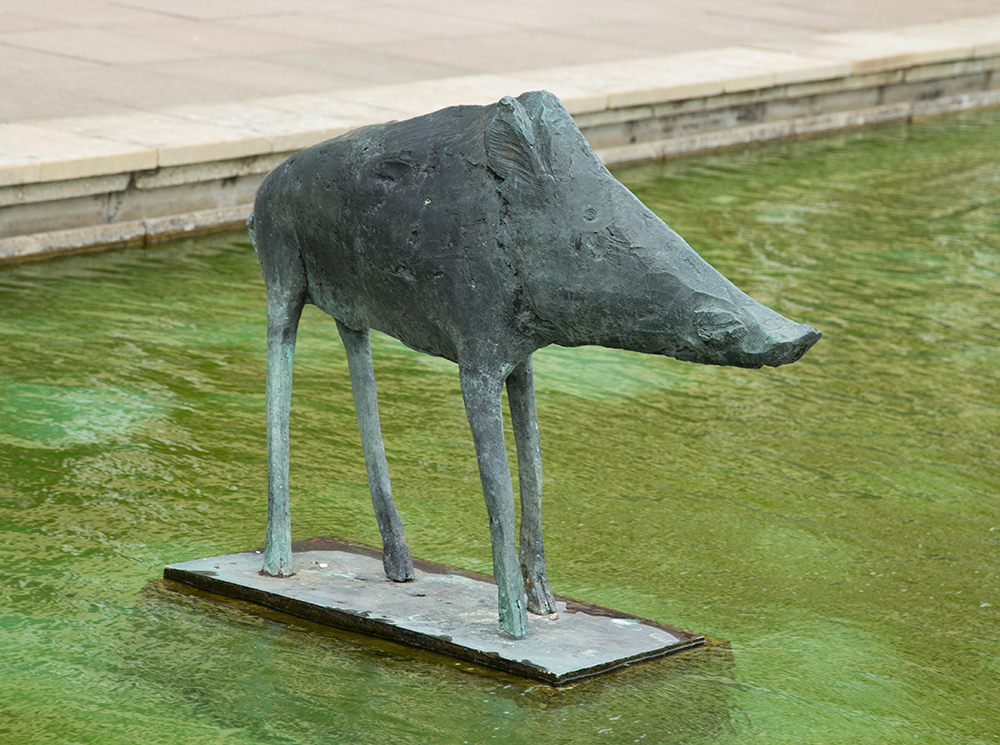 Boar sculpture
