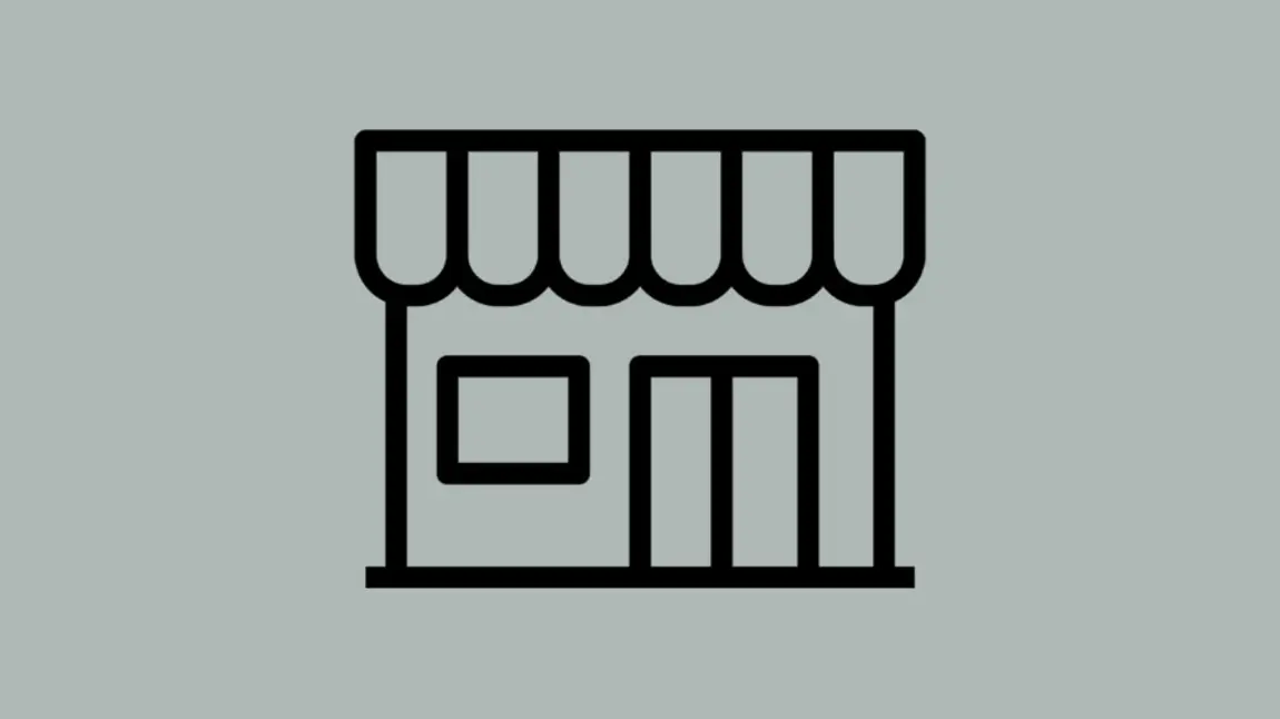 A block icon representing a shop