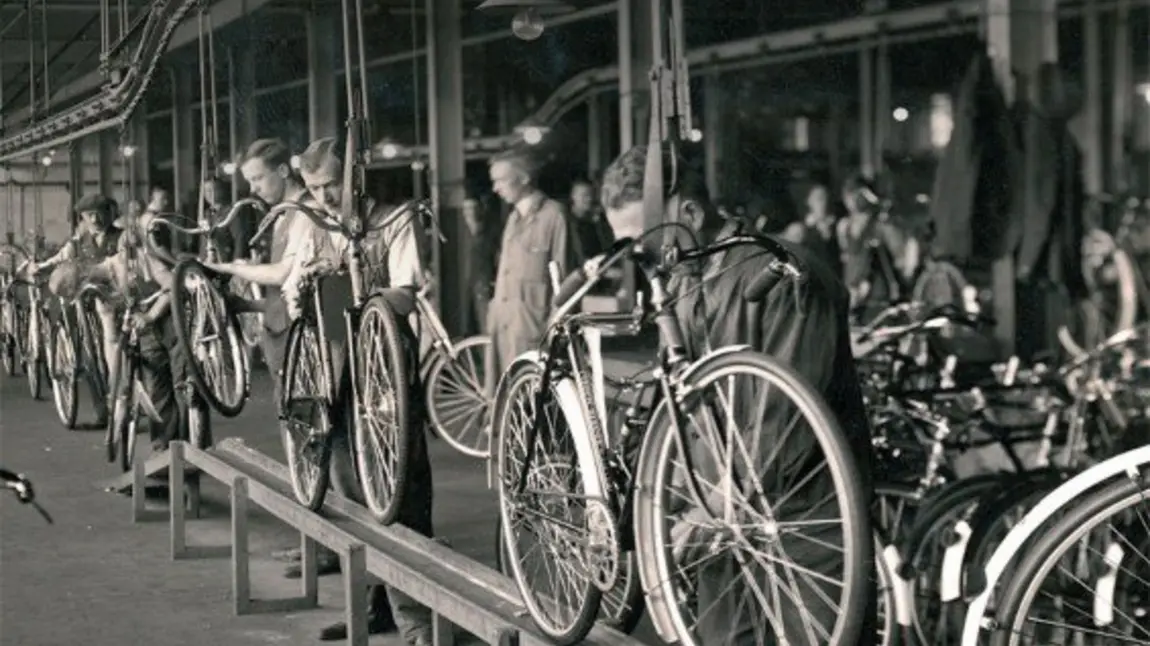 Raleigh bicycle factory, Nottingham 