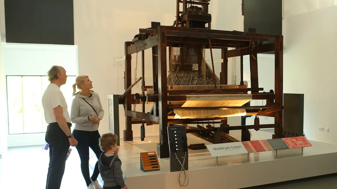 Meldrum Loom at the new Dunfermline Carnegie Library & Galleries.  