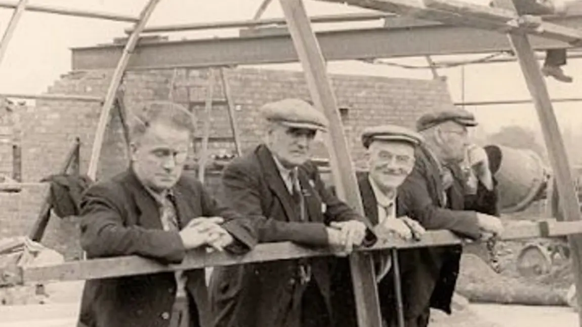 Building the Miner's Institute in the 1950s