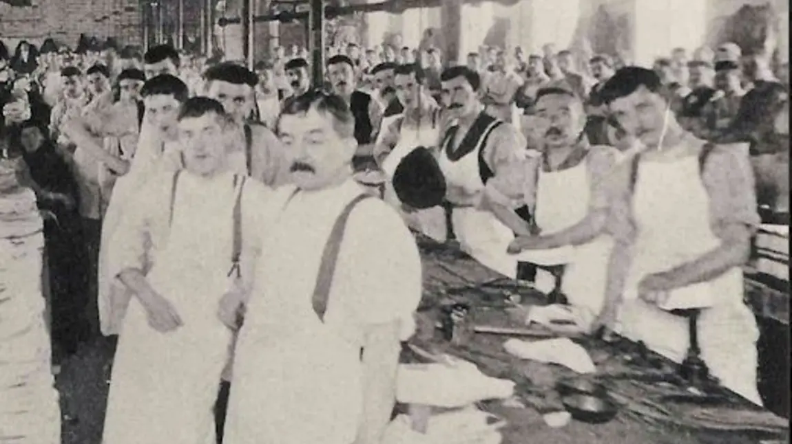 Workers of Rossendale Valley’s shoe manufacturing industry